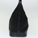 Salvatore Ferragamo Shoulder Bag Canvas Black Auth 70678-3