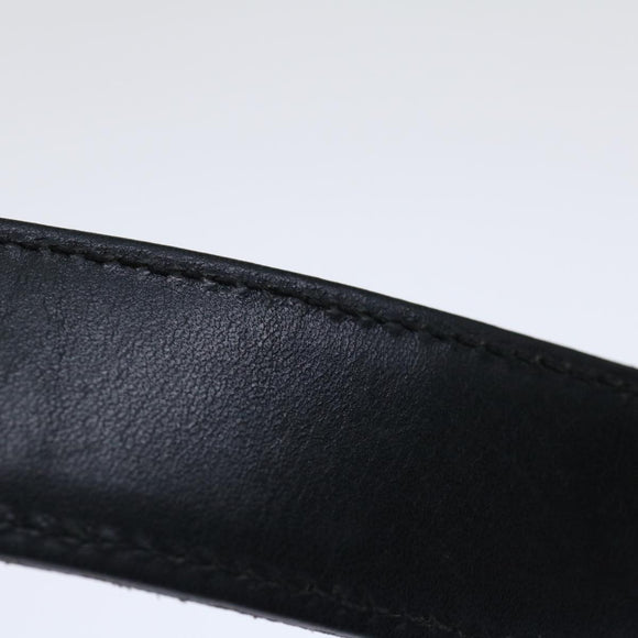 Salvatore Ferragamo Shoulder Bag Canvas Black Auth 70678