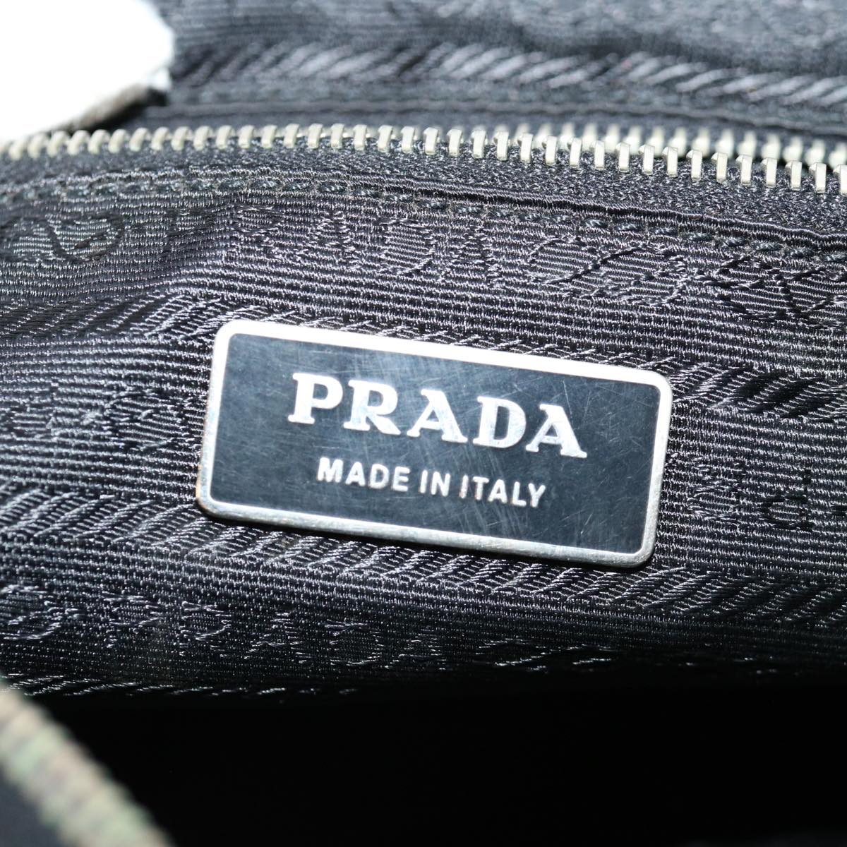 PRADA Shoulder Bag Nylon Black Auth 70680