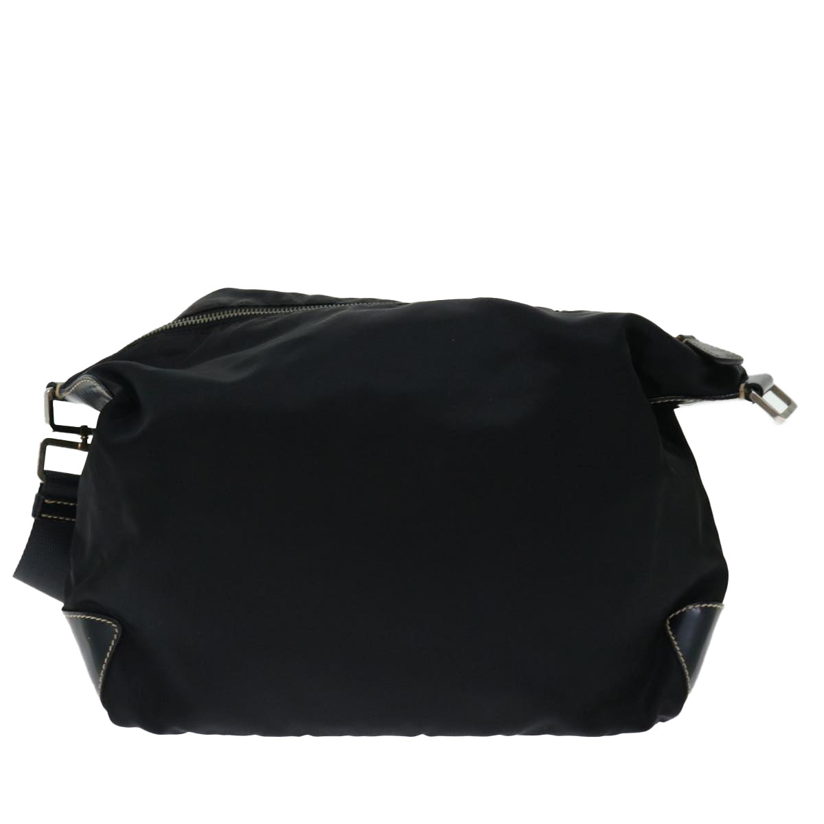 PRADA Shoulder Bag Nylon Black Auth 70680