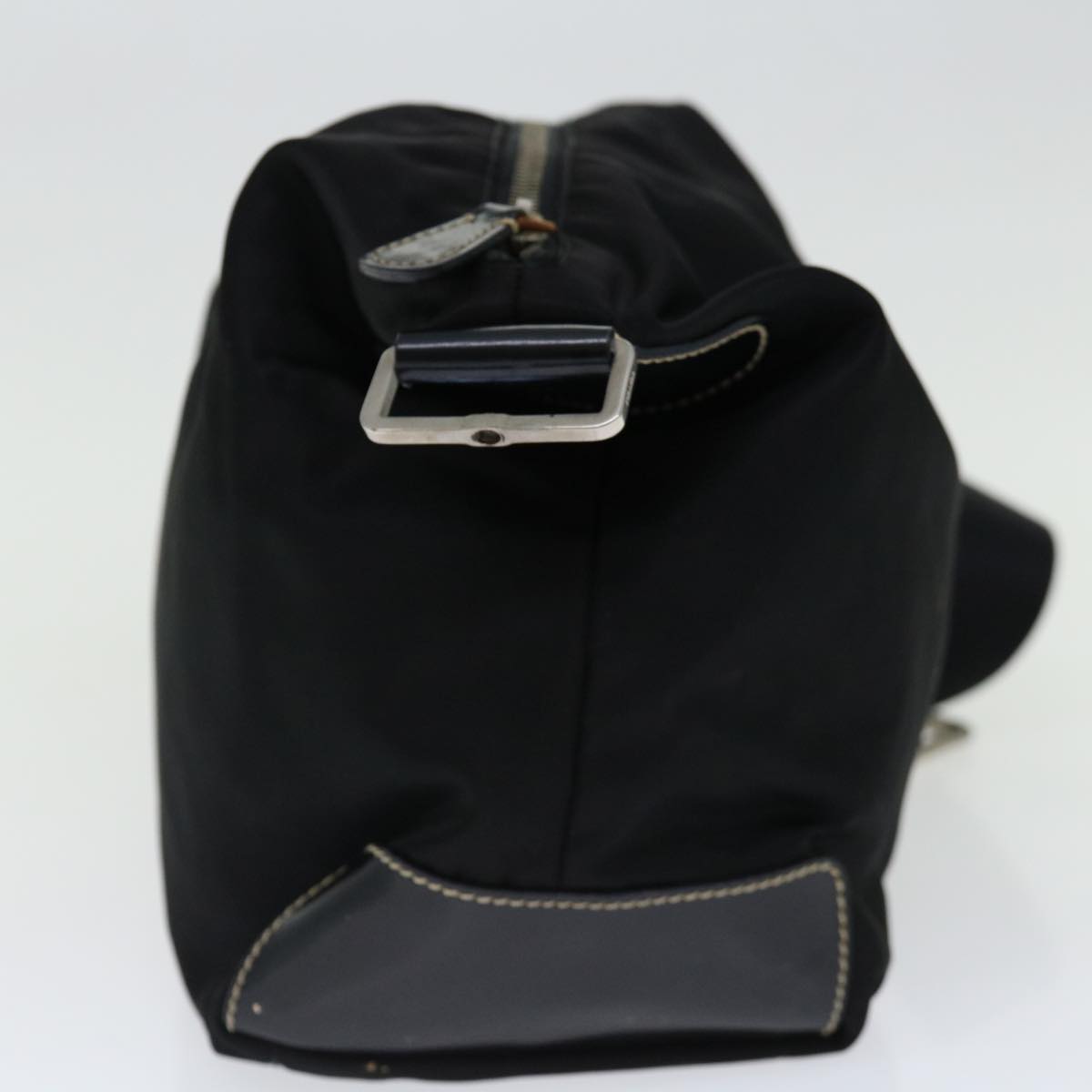 PRADA Shoulder Bag Nylon Black Auth 70680