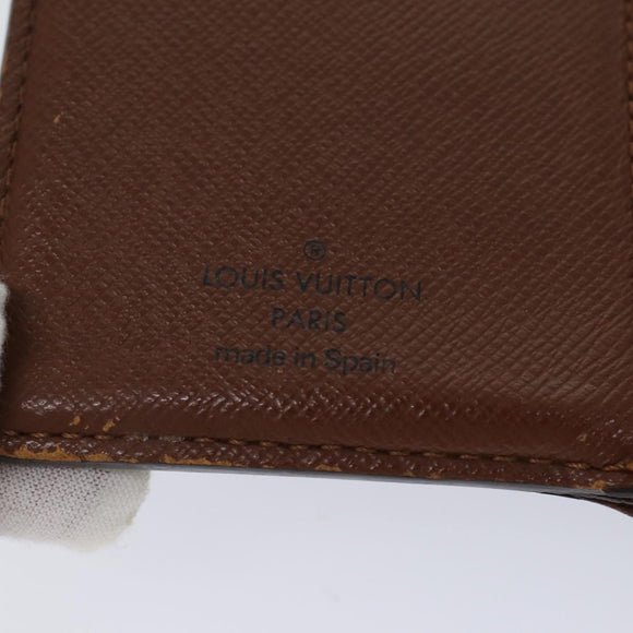 LOUIS VUITTON Monogram Porte Monnaie Billets Viennois Wallet M61663 Auth 70688