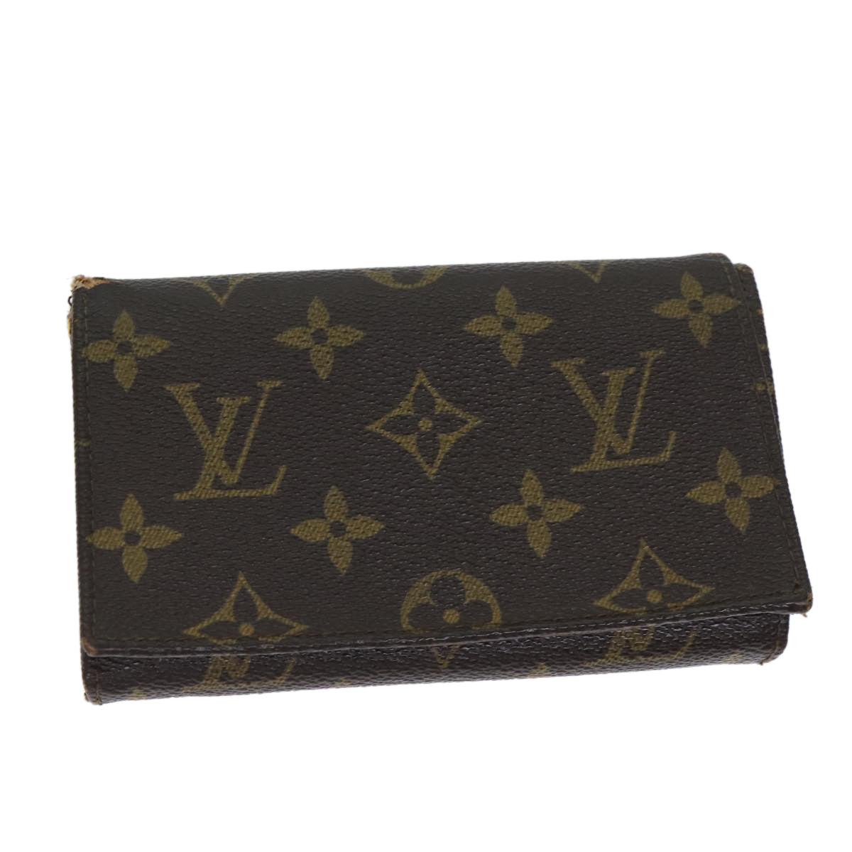 LOUIS VUITTON Monogram Portefeuille Tresol Wallet M61736 LV Auth 70689