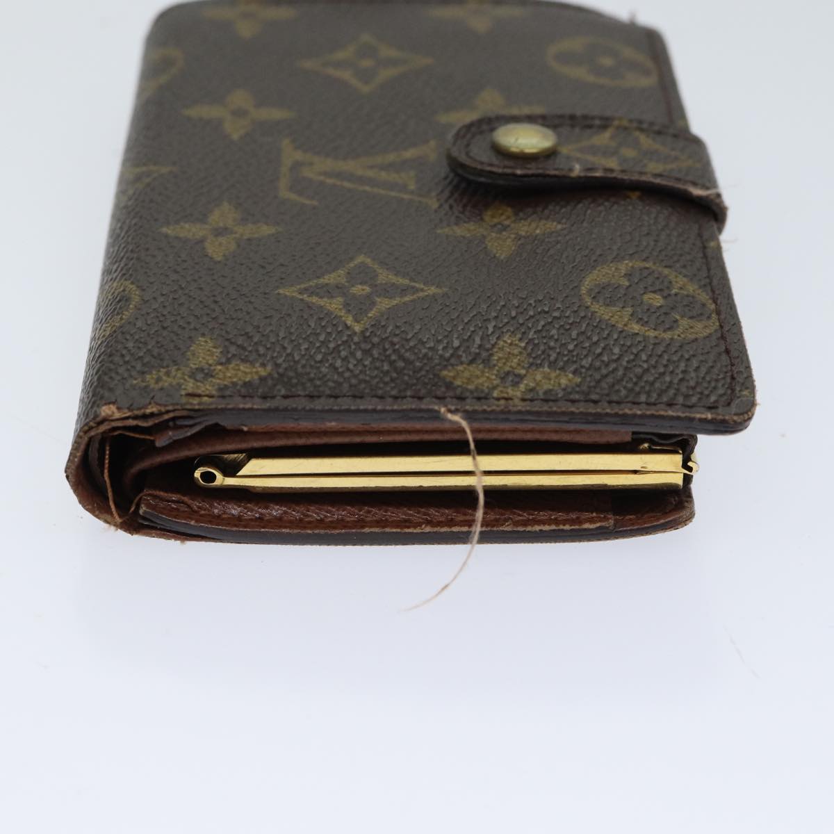 LOUIS VUITTON Monogram Porte Monnaie Billets Viennois Wallet M61663 Auth 70691