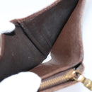 LOUIS VUITTON Damier Ebene Compact Zip Wallet N61668 LV Auth 70692-10