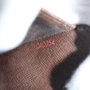 LOUIS VUITTON Damier Ebene Compact Zip Wallet N61668 LV Auth 70692-12