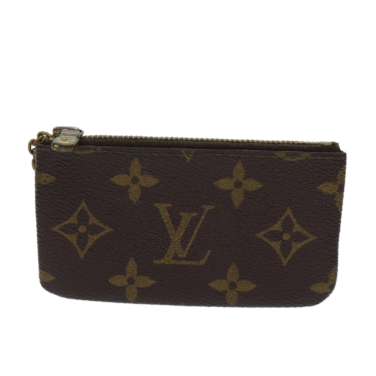 LOUIS VUITTON Monogram Pochette Cles Coin Purse M62650 LV Auth 70693