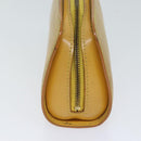 LOUIS VUITTON Epi Dauphine PM Pouch Yellow M48449 LV Auth 70694-3