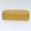 LOUIS VUITTON Epi Dauphine PM Pouch Yellow M48449 LV Auth 70694-6