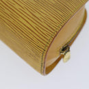 LOUIS VUITTON Epi Dauphine PM Pouch Yellow M48449 LV Auth 70694-7
