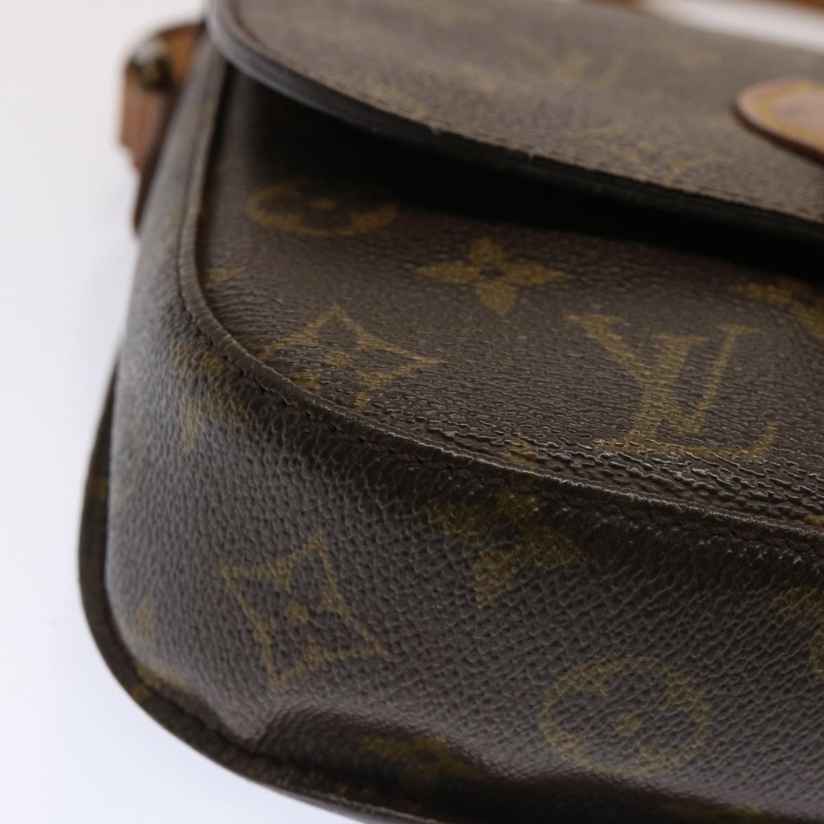 LOUIS VUITTON Monogram Saint Cloud MM Shoulder Bag M51243 LV Auth 70696