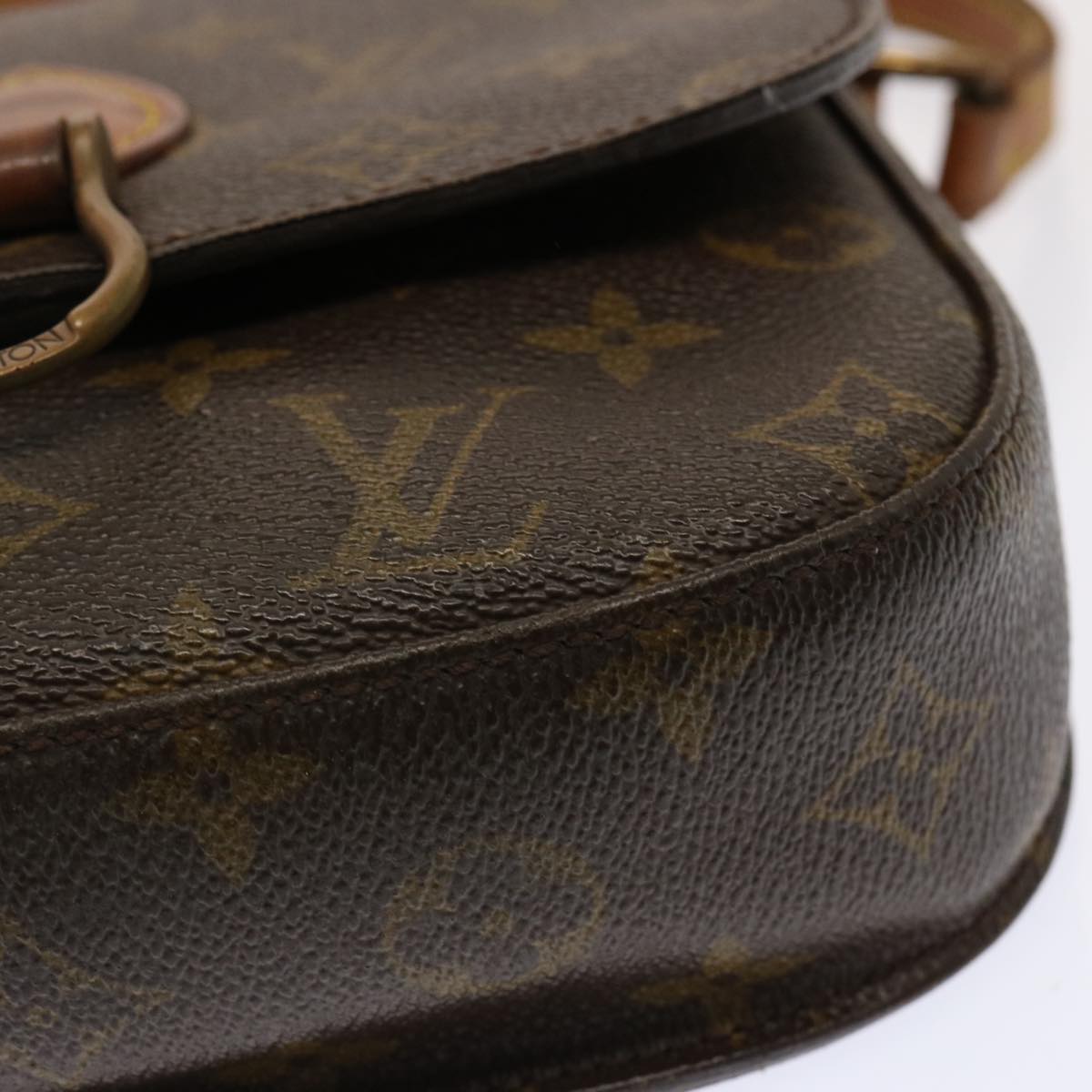 LOUIS VUITTON Monogram Saint Cloud MM Shoulder Bag M51243 LV Auth 70696