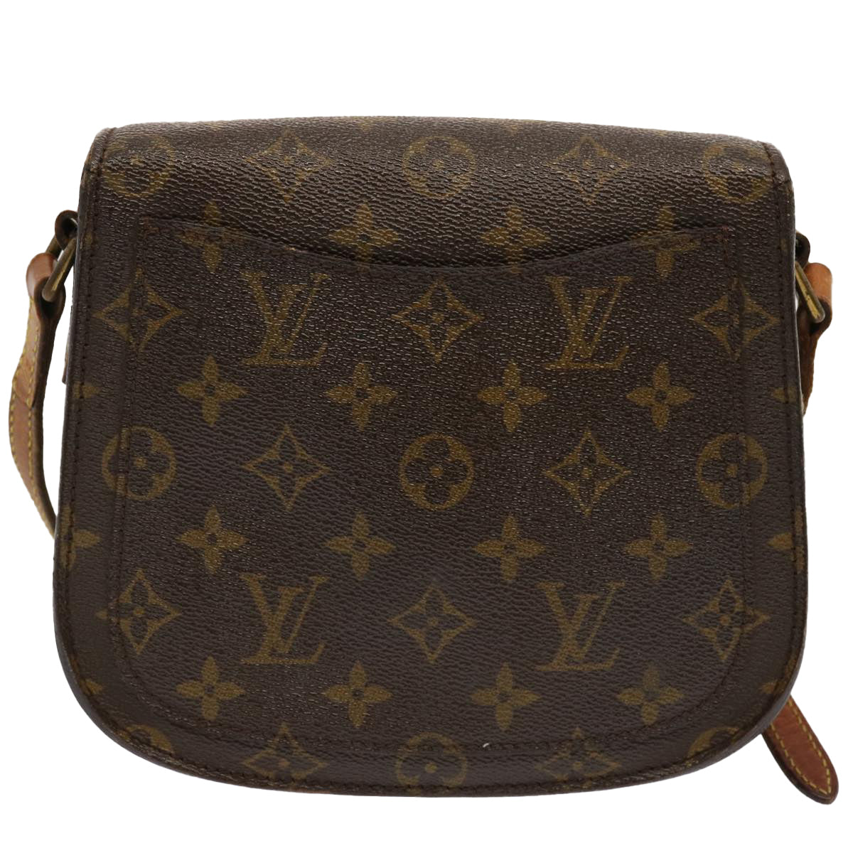 LOUIS VUITTON Monogram Saint Cloud MM Shoulder Bag M51243 LV Auth 70696