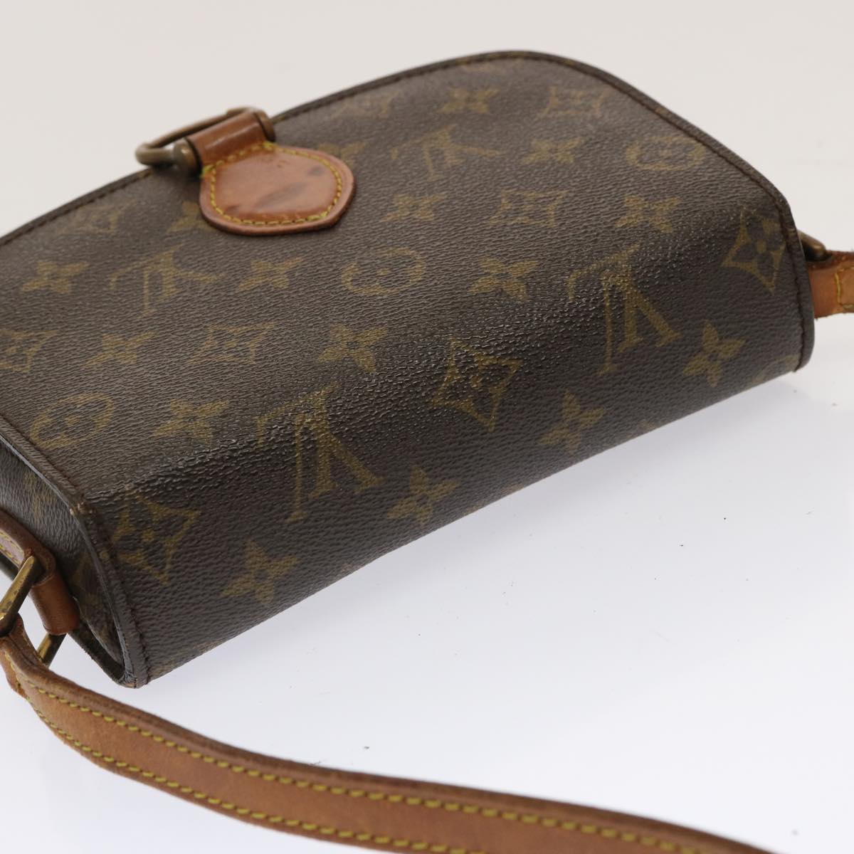 LOUIS VUITTON Monogram Saint Cloud MM Shoulder Bag M51243 LV Auth 70696