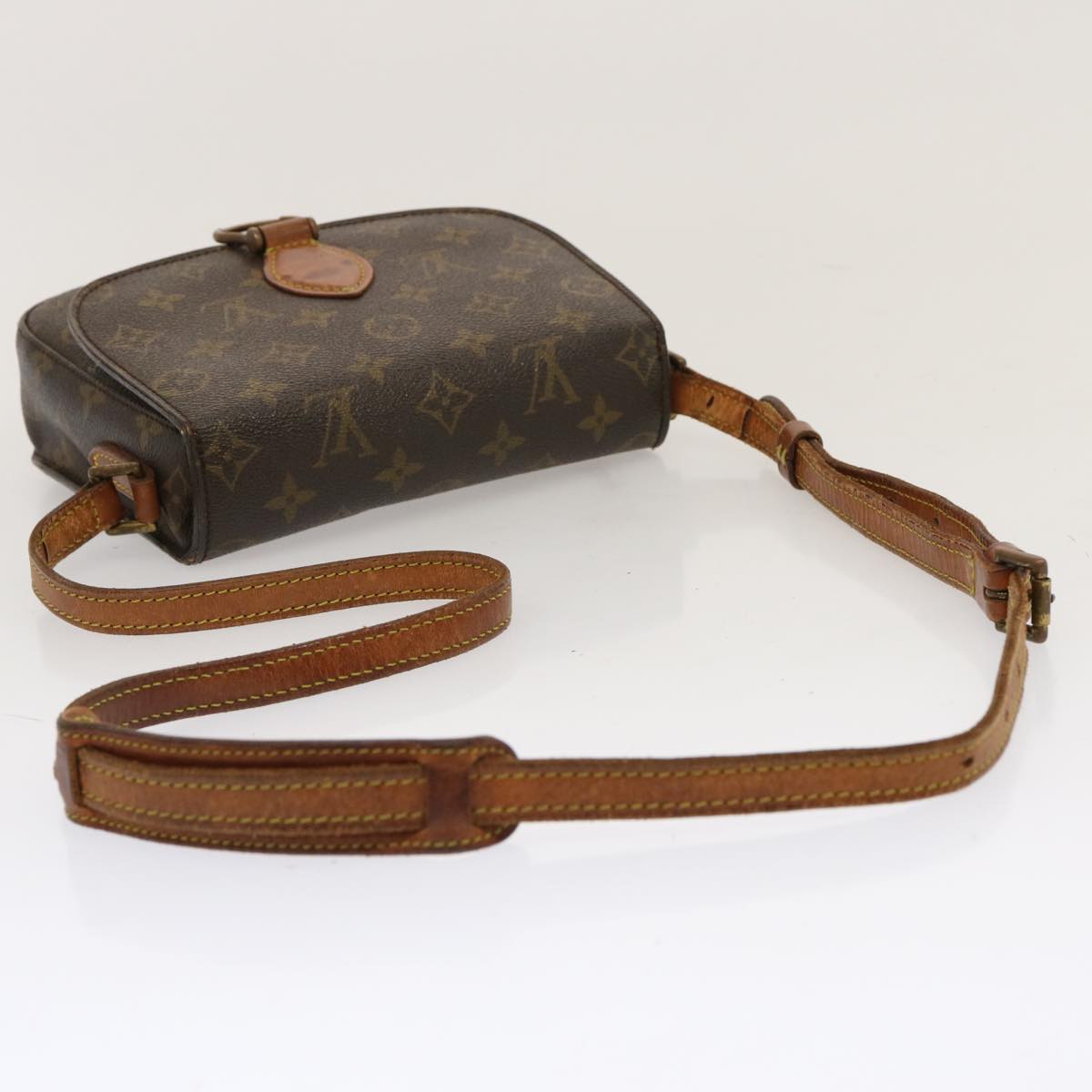 LOUIS VUITTON Monogram Saint Cloud MM Shoulder Bag M51243 LV Auth 70696