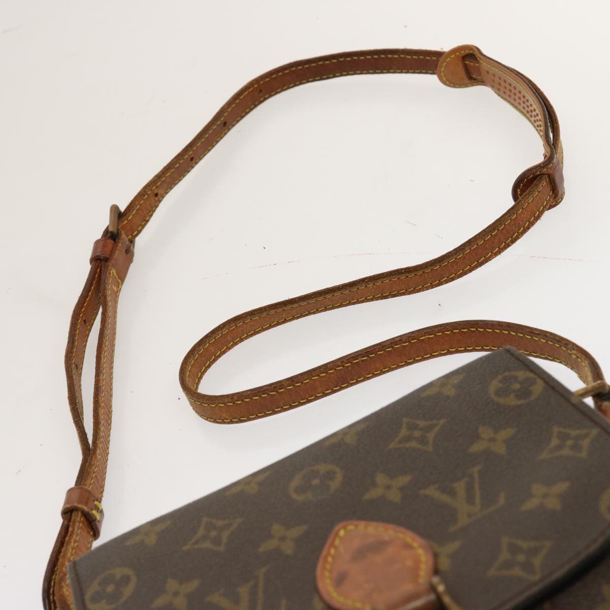 LOUIS VUITTON Monogram Saint Cloud MM Shoulder Bag M51243 LV Auth 70696