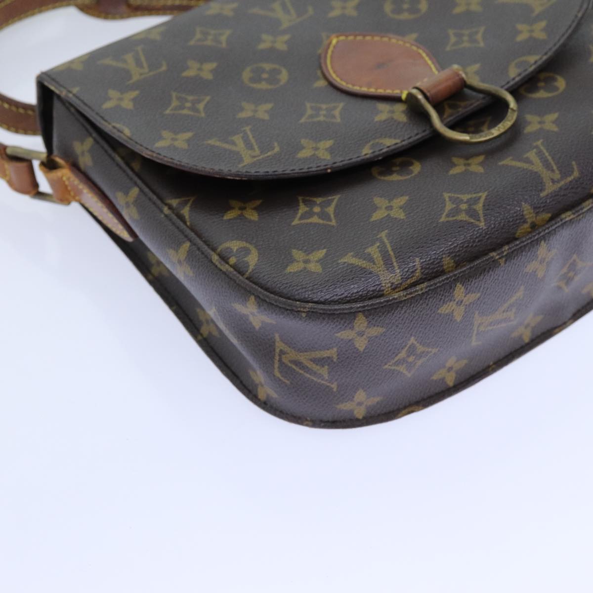 LOUIS VUITTON Monogram Saint Cloud GM Shoulder Bag M51242 LV Auth 70697