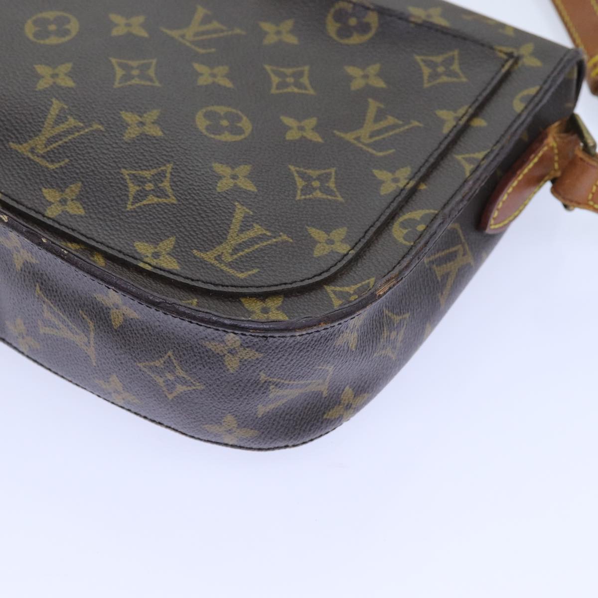 LOUIS VUITTON Monogram Saint Cloud GM Shoulder Bag M51242 LV Auth 70697