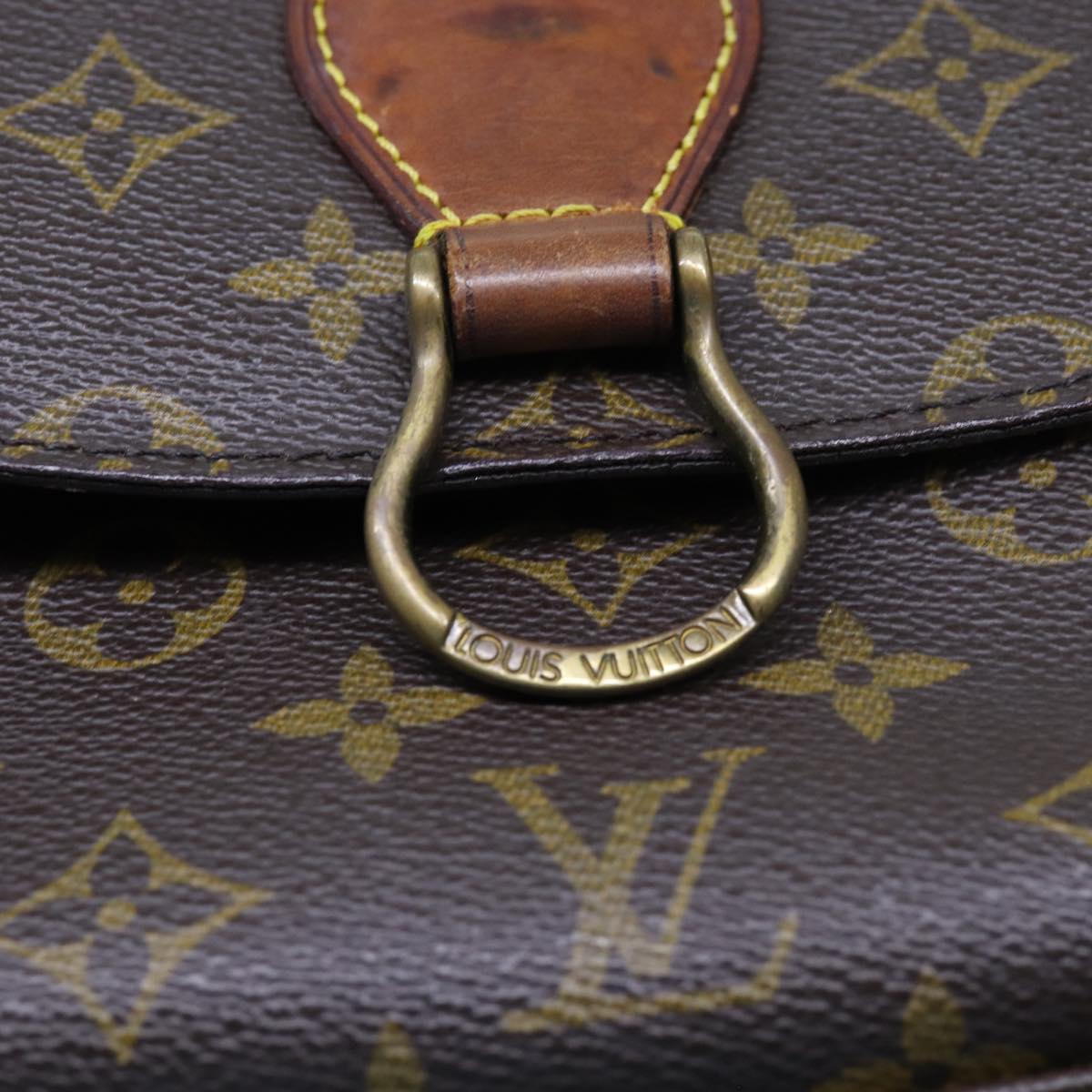 LOUIS VUITTON Monogram Saint Cloud GM Shoulder Bag M51242 LV Auth 70697