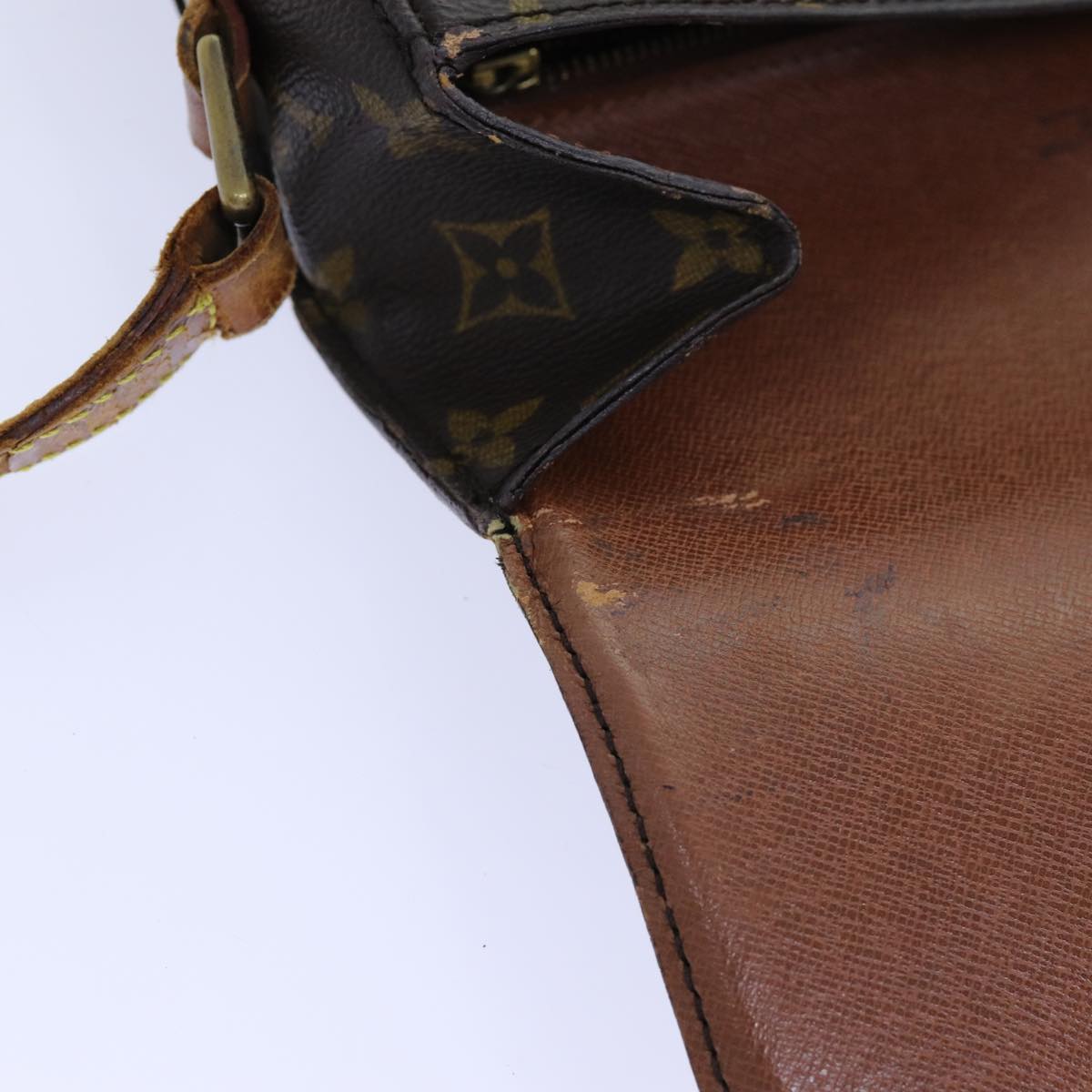 LOUIS VUITTON Monogram Saint Cloud GM Shoulder Bag M51242 LV Auth 70697