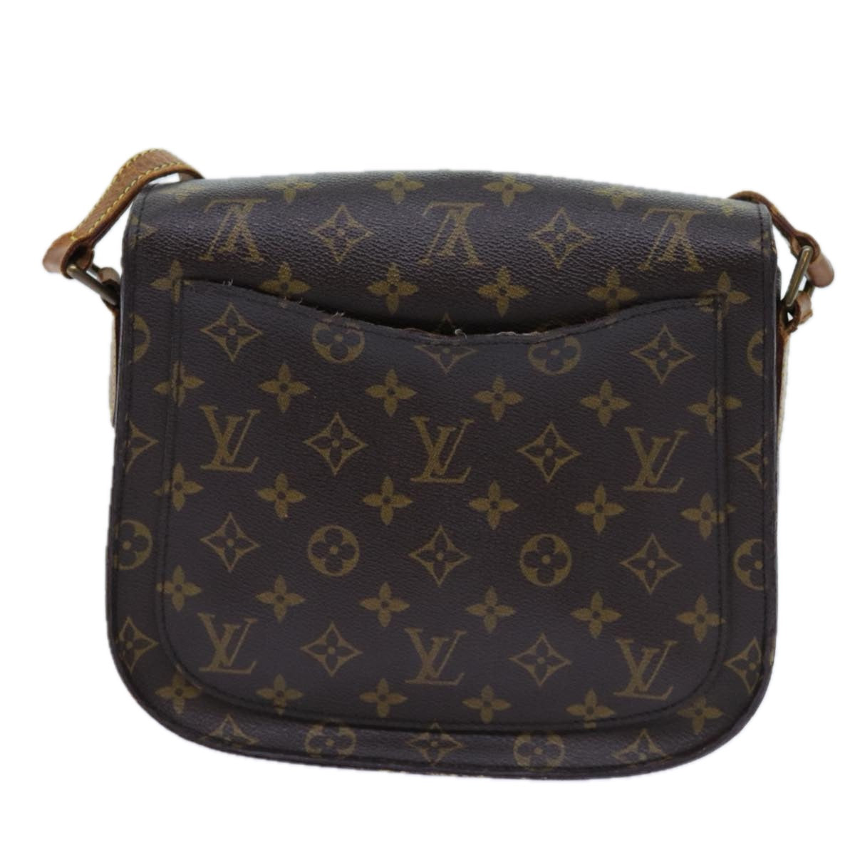 LOUIS VUITTON Monogram Saint Cloud GM Shoulder Bag M51242 LV Auth 70697