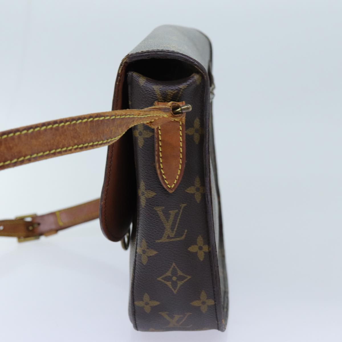 LOUIS VUITTON Monogram Saint Cloud GM Shoulder Bag M51242 LV Auth 70697