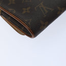 LOUIS VUITTON Monogram Pochette Twin GM Shoulder Bag M51852 LV Auth 70699-17