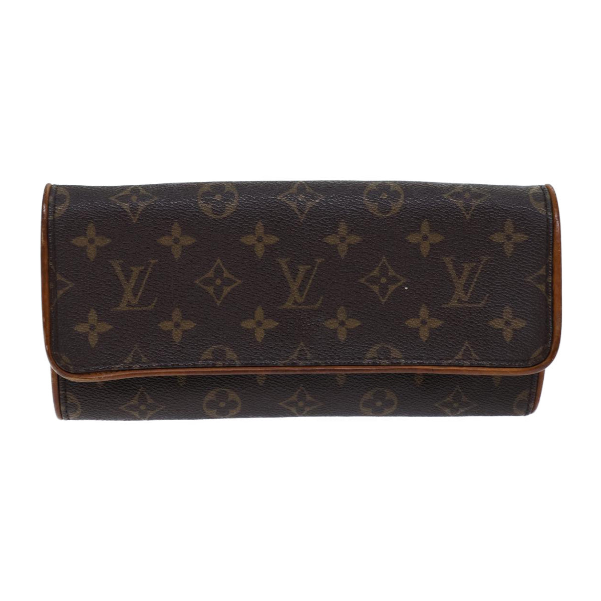 LOUIS VUITTON Monogram Pochette Twin GM Shoulder Bag M51852 LV Auth 70699