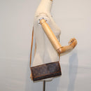 LOUIS VUITTON Monogram Pochette Twin GM Shoulder Bag M51852 LV Auth 70699-23