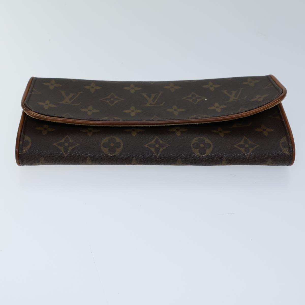 LOUIS VUITTON Monogram Pochette Twin GM Shoulder Bag M51852 LV Auth 70699