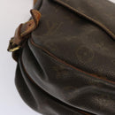 LOUIS VUITTON Monogram Saumur 30 Shoulder Bag M42256 LV Auth 70706-16