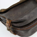 LOUIS VUITTON Monogram Saumur 30 Shoulder Bag M42256 LV Auth 70706-16