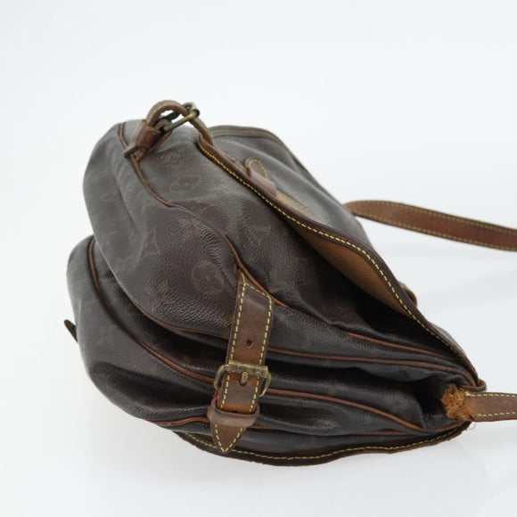 LOUIS VUITTON Monogram Saumur 30 Shoulder Bag M42256 LV Auth 70706