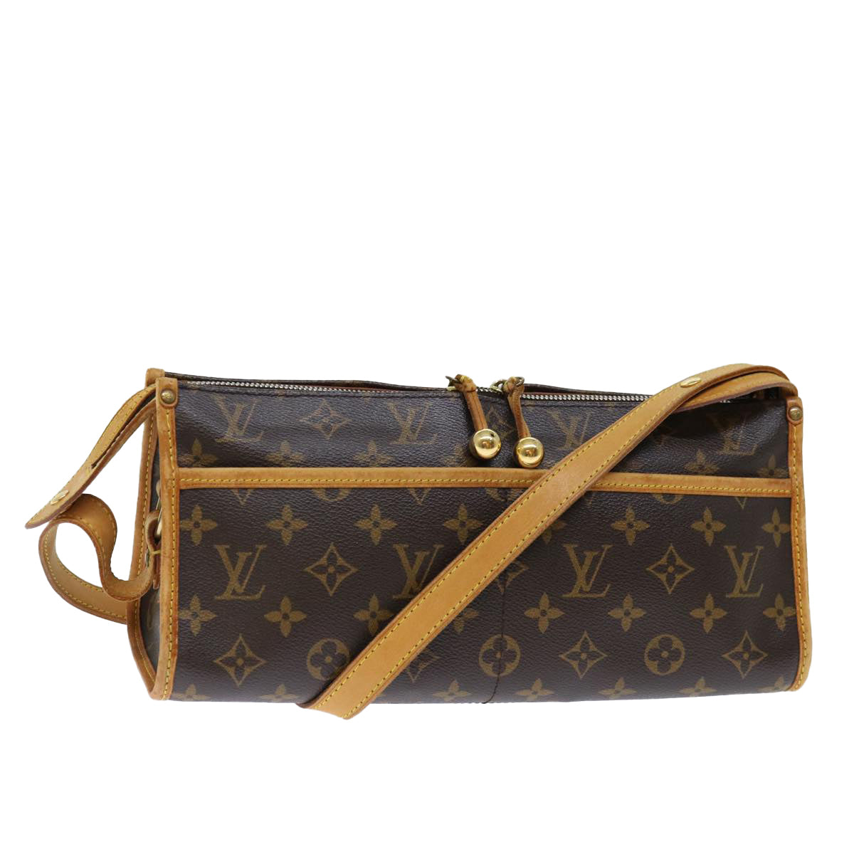 LOUIS VUITTON Monogram Popincourt Long Shoulder Bag M40008 LV Auth 70708