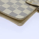 LOUIS VUITTON Damier Azur Agenda MM Day Planner Cover R20707 LV Auth 70715-17