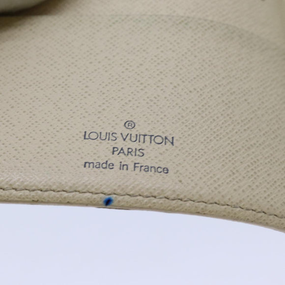 LOUIS VUITTON Damier Azur Agenda MM Day Planner Cover R20707 LV Auth 70715