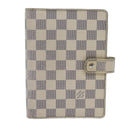 LOUIS VUITTON Damier Azur Agenda MM Day Planner Cover R20707 LV Auth 70715-13