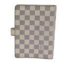 LOUIS VUITTON Damier Azur Agenda MM Day Planner Cover R20707 LV Auth 70715-2