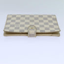 LOUIS VUITTON Damier Azur Agenda MM Day Planner Cover R20707 LV Auth 70715-3