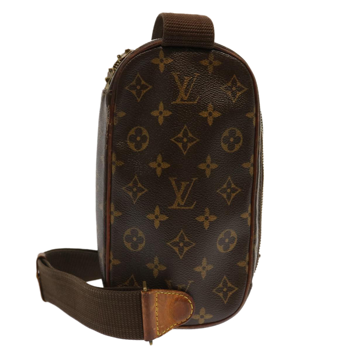 LOUIS VUITTON Monogram Pochette Gange Shoulder Bag M51870 LV Auth 70735