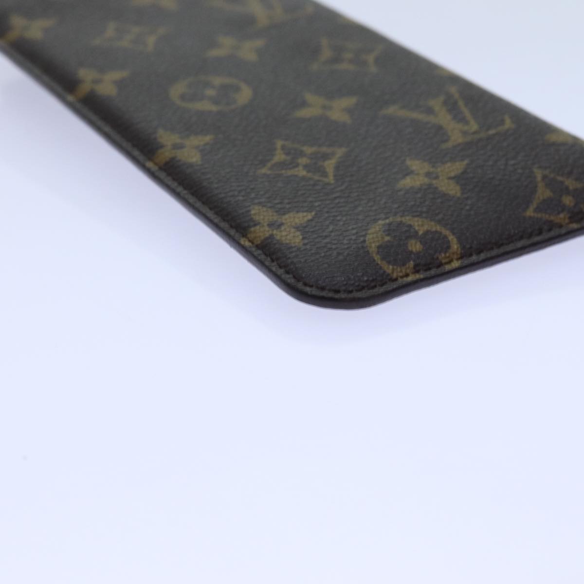 LOUIS VUITTON Monogram Etui Lunette MM Glasses Case M66544 LV Auth 70743