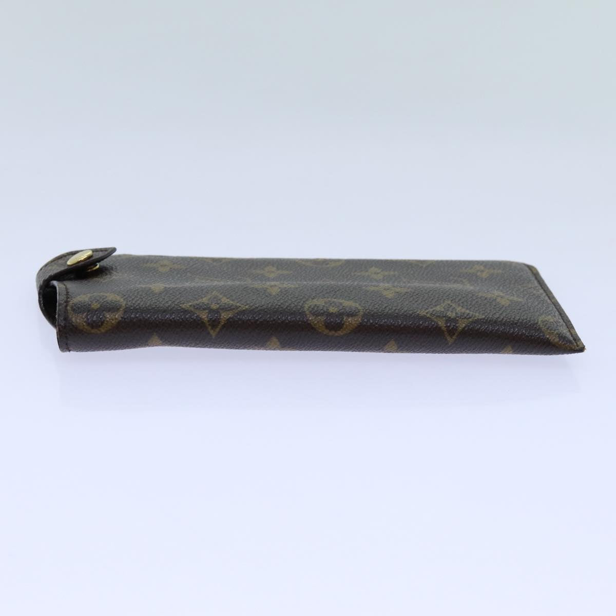 LOUIS VUITTON Monogram Etui Lunette MM Glasses Case M66544 LV Auth 70743