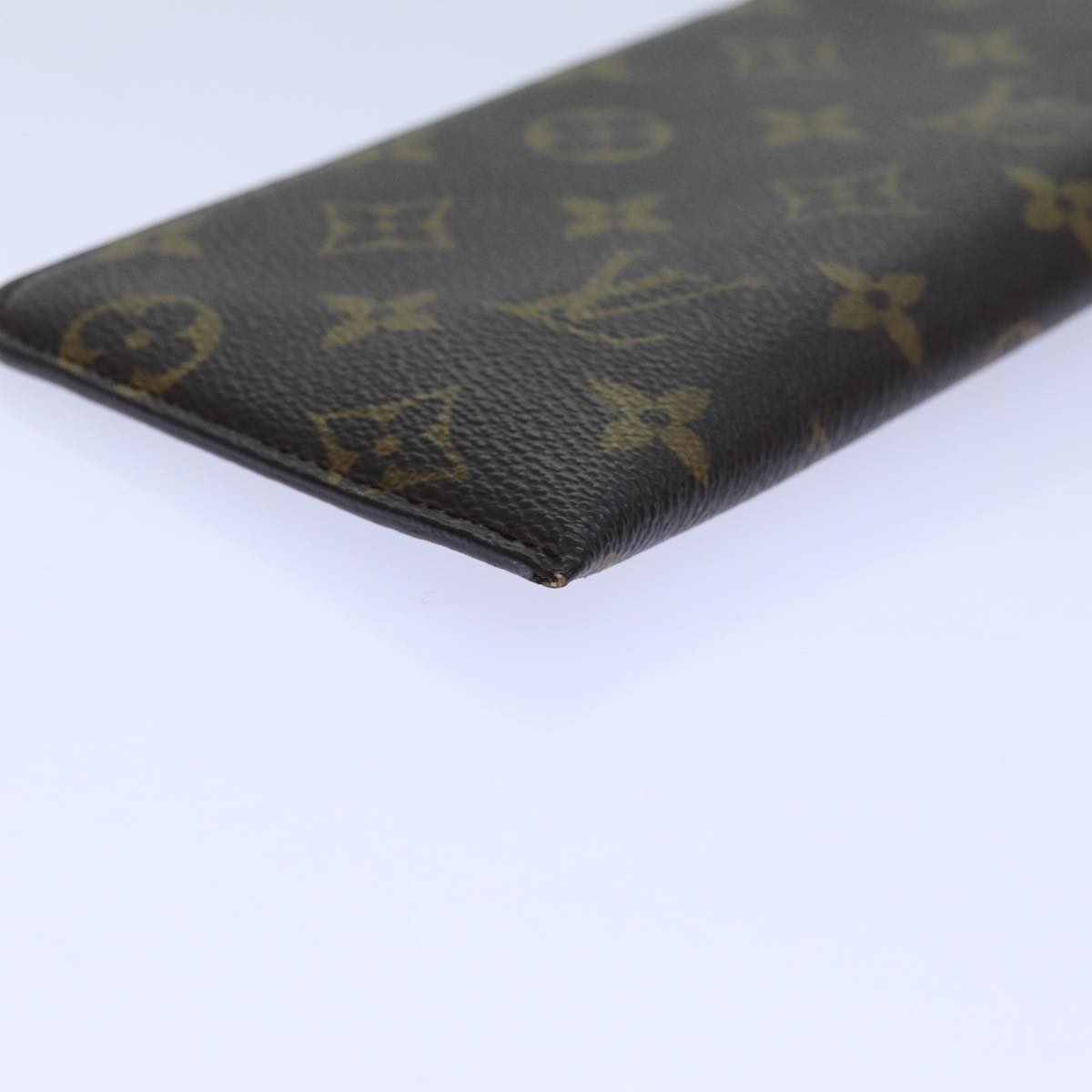 LOUIS VUITTON Monogram Etui Lunette MM Glasses Case M66544 LV Auth 70743