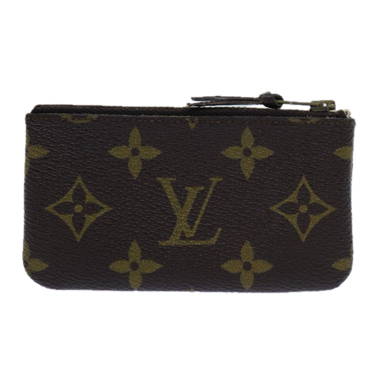 LOUIS VUITTON Monogram Pochette Cles Coin Purse Vintage M62650 LV Auth 70745 - 0