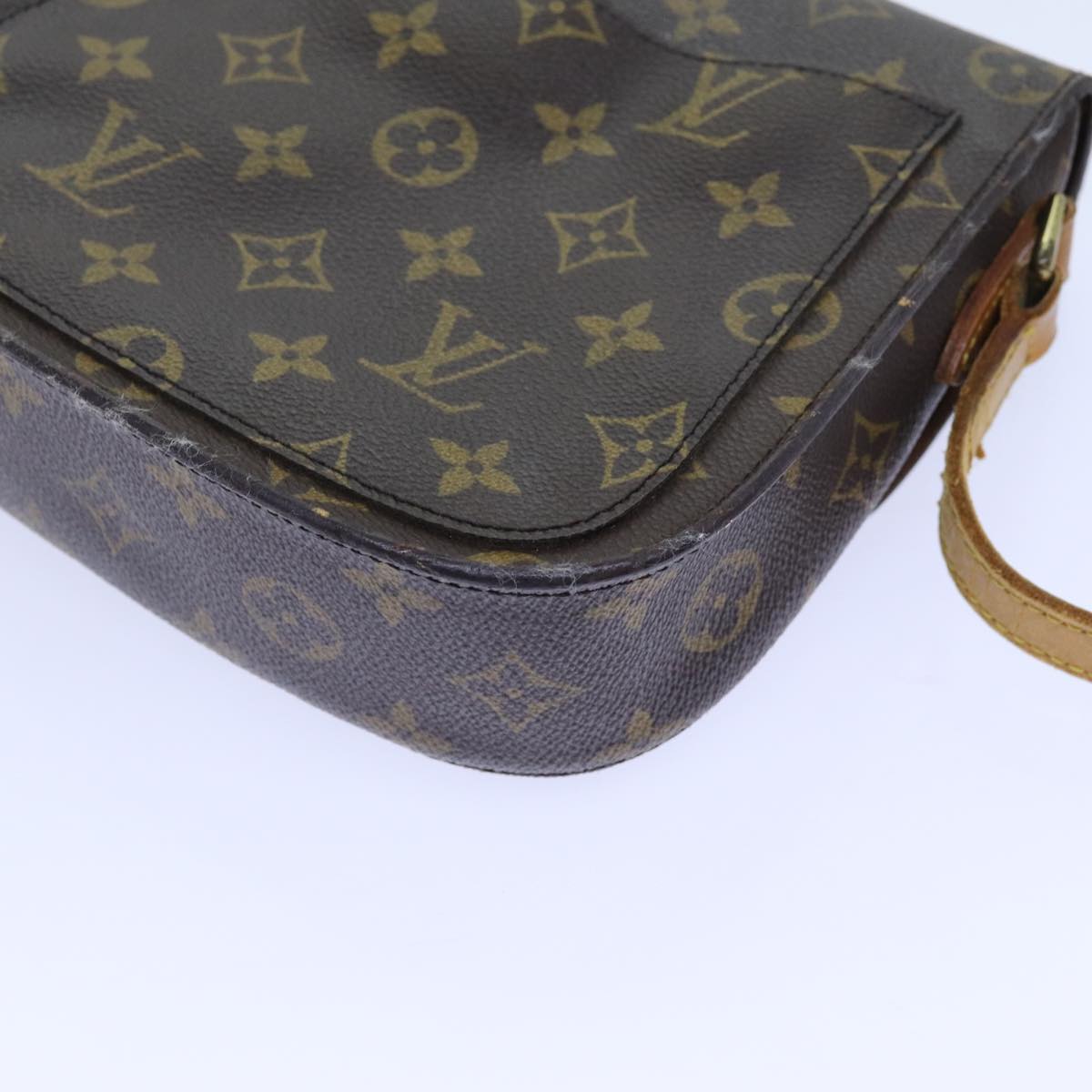 LOUIS VUITTON Monogram Saint Cloud MM Shoulder Bag M51243 LV Auth 70747