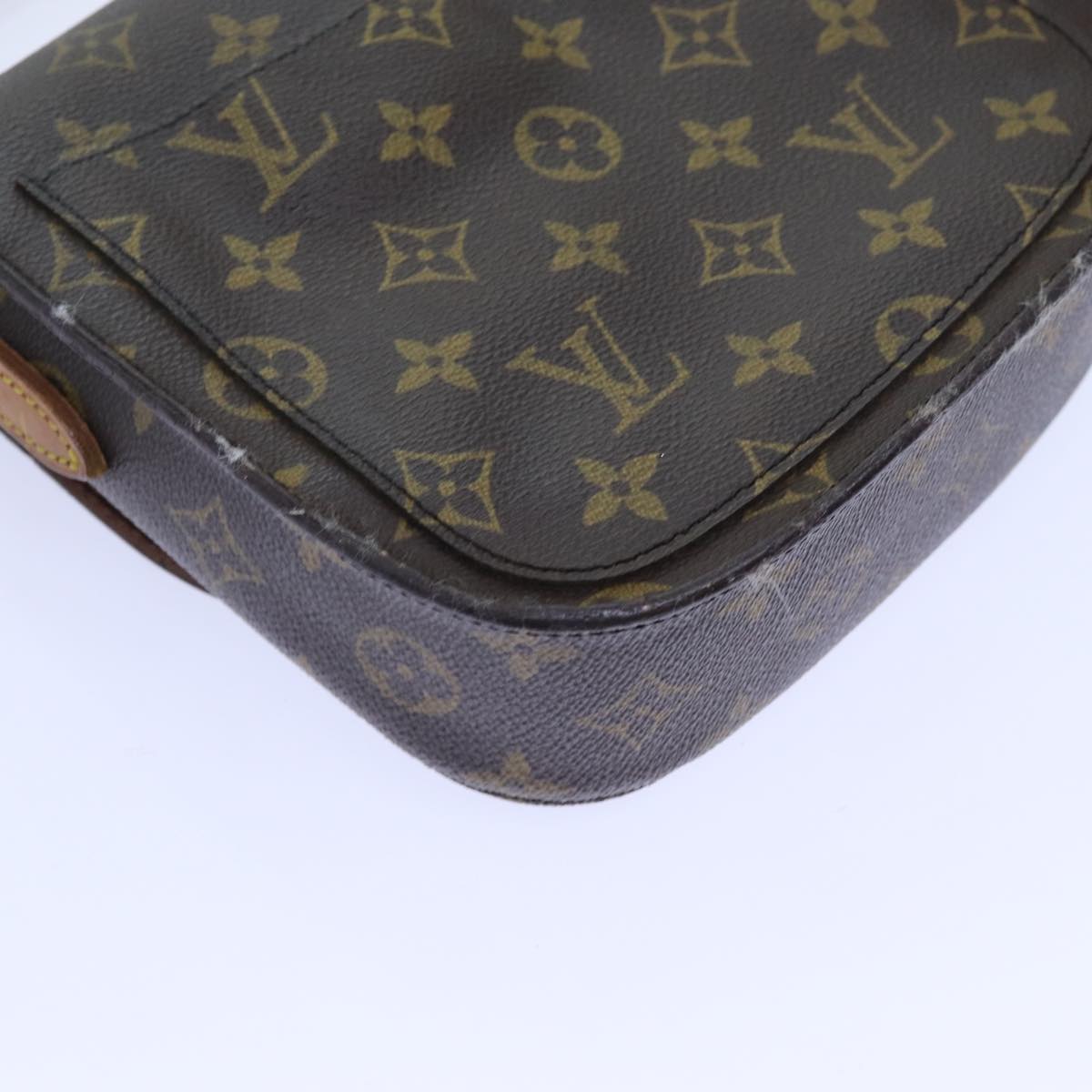 LOUIS VUITTON Monogram Saint Cloud MM Shoulder Bag M51243 LV Auth 70747