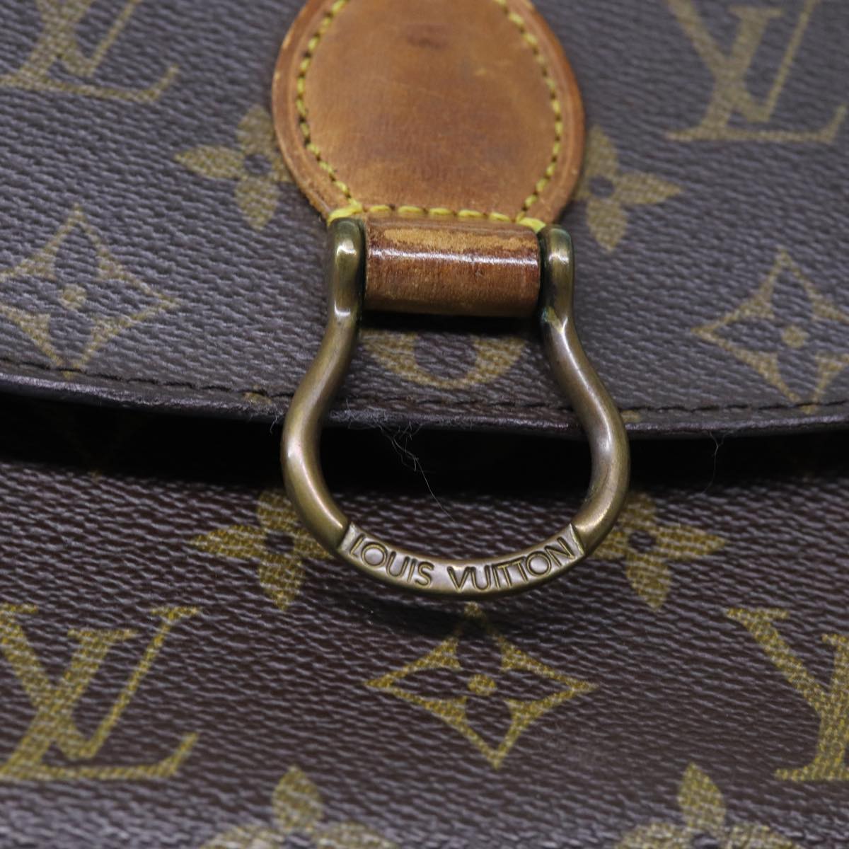 LOUIS VUITTON Monogram Saint Cloud MM Shoulder Bag M51243 LV Auth 70747