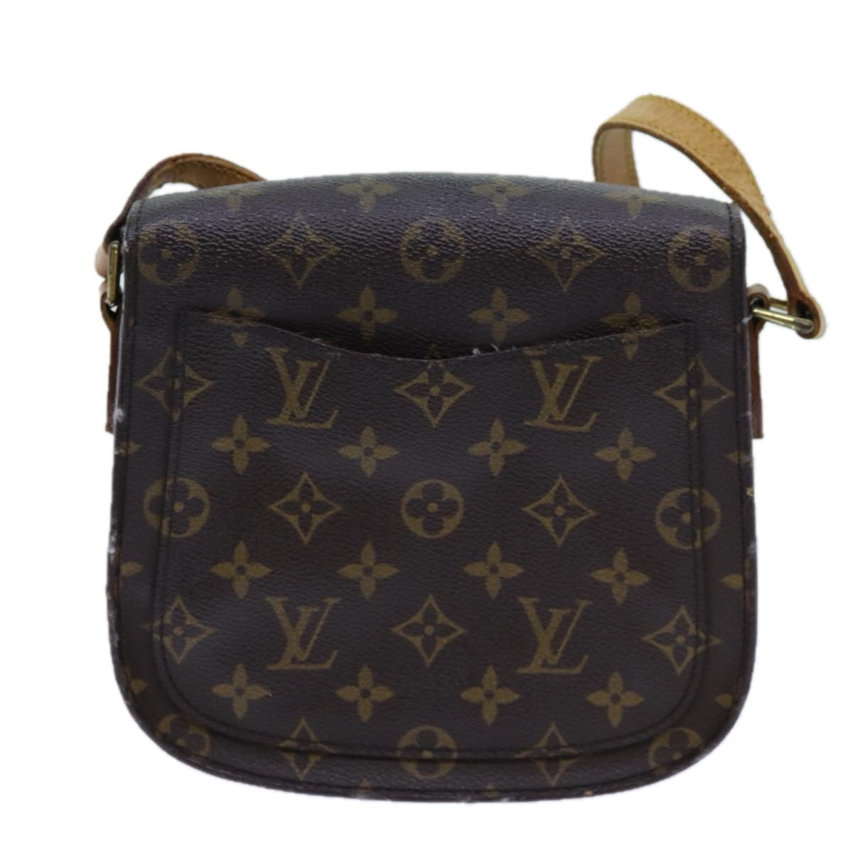 LOUIS VUITTON Monogram Saint Cloud MM Shoulder Bag M51243 LV Auth 70747