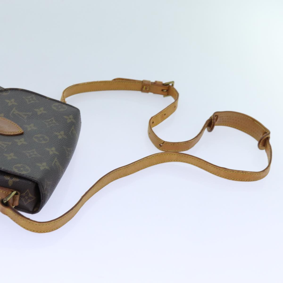 LOUIS VUITTON Monogram Saint Cloud MM Shoulder Bag M51243 LV Auth 70747