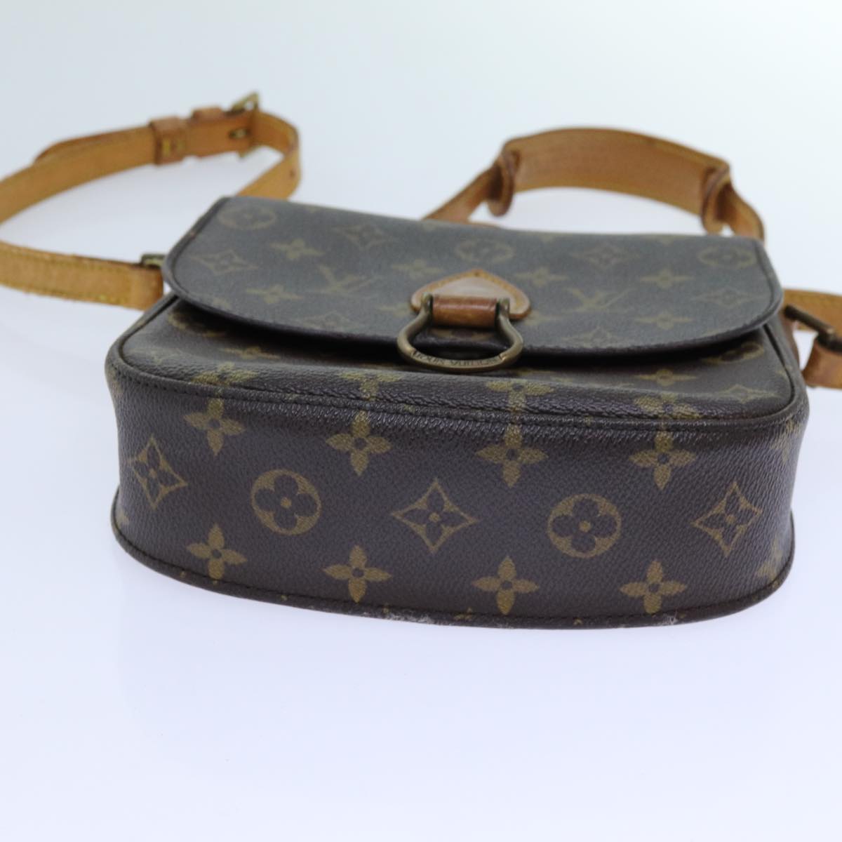 LOUIS VUITTON Monogram Saint Cloud MM Shoulder Bag M51243 LV Auth 70747